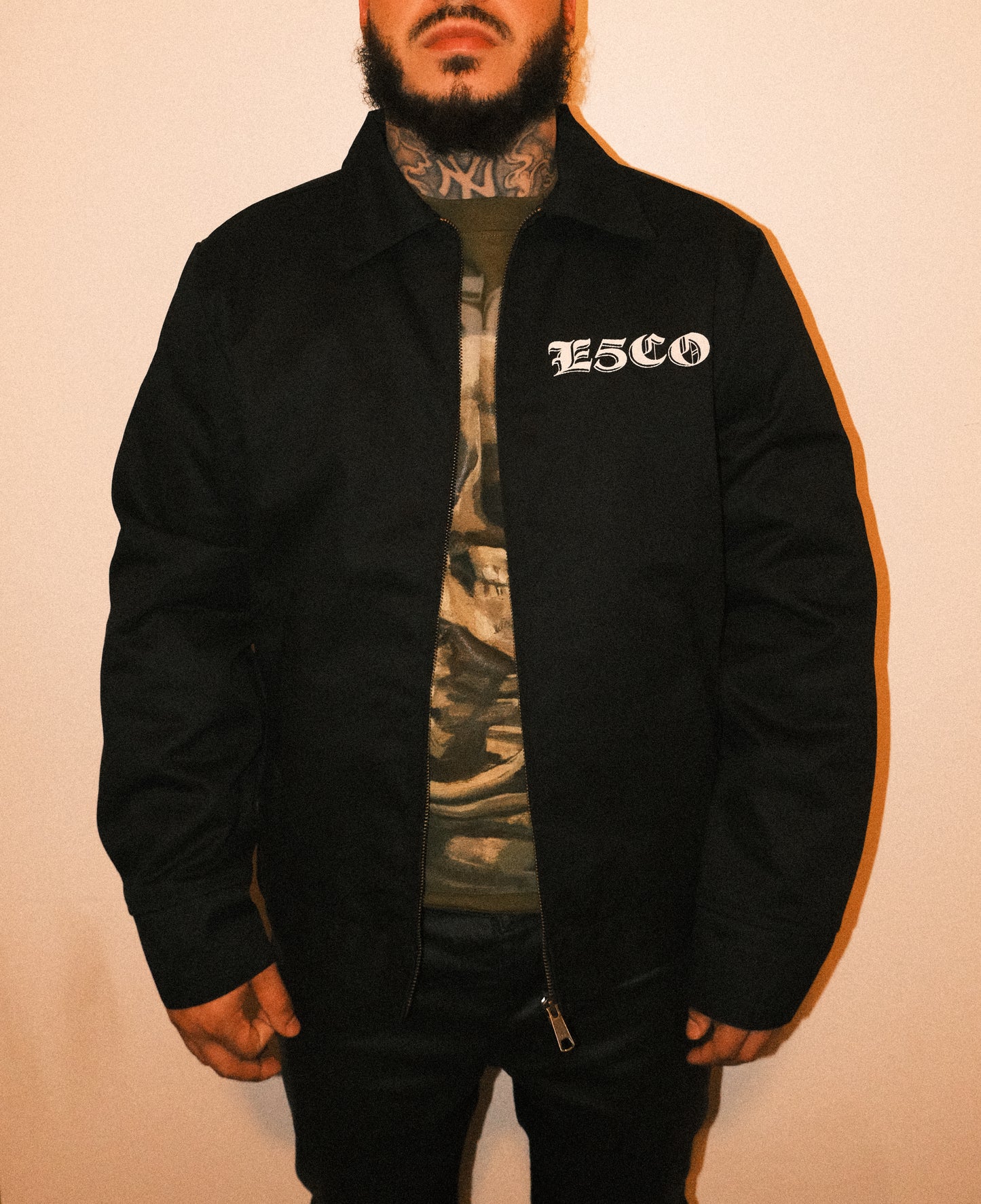 Skully Work Jacket Black