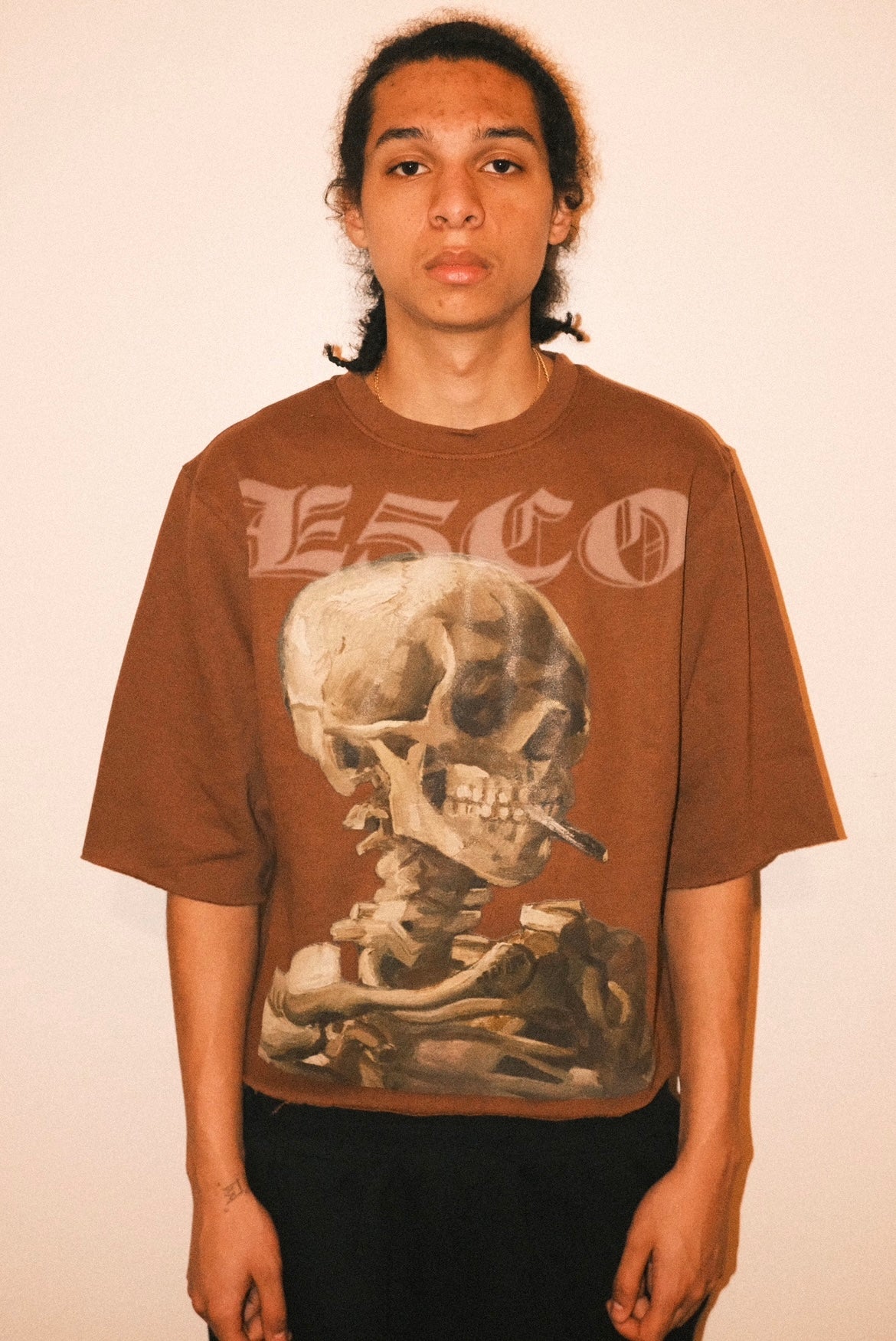 SKULLY CROP brown
