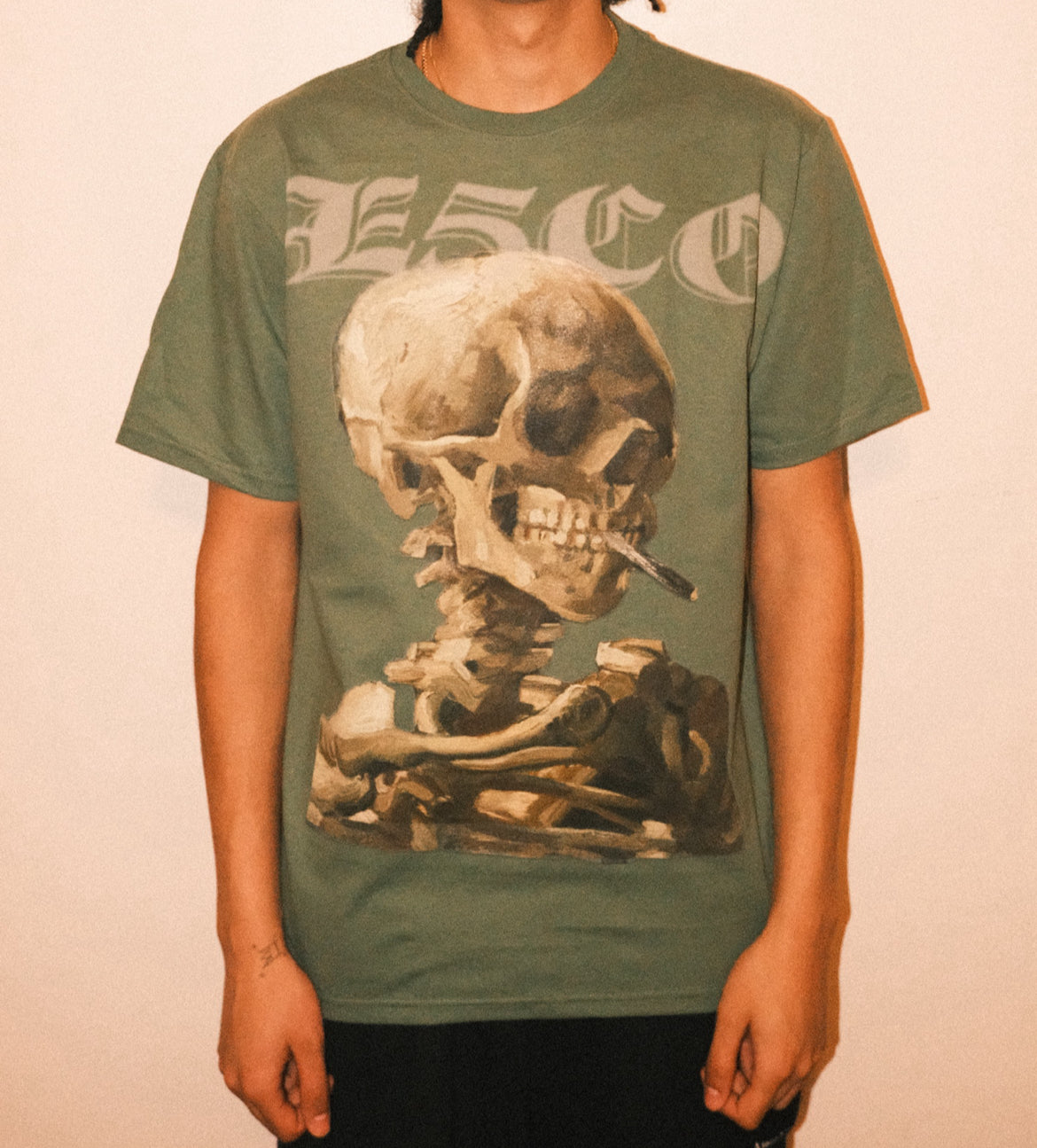 Skully Tee Green