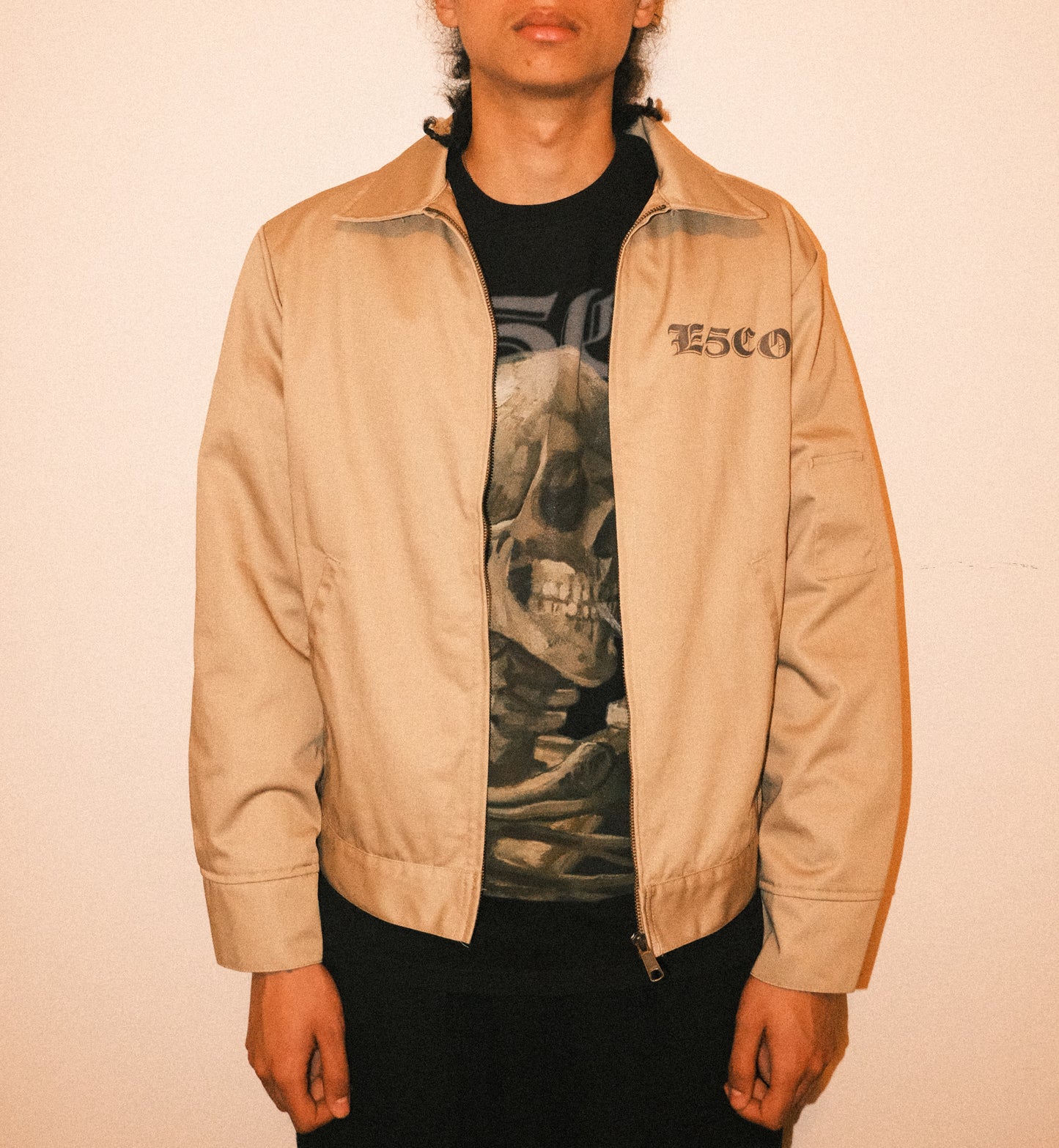 Skully Work Jacket Tan